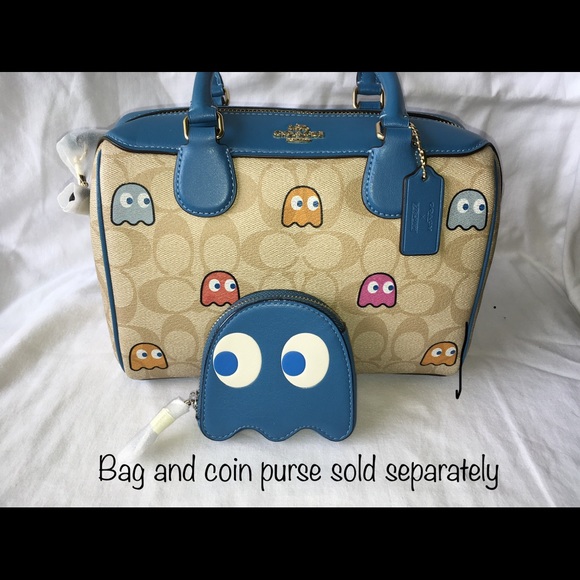💙Ⓜ️💙Coach Mini Bennett Pac-Man Ghost Print - Picture 8 of 8